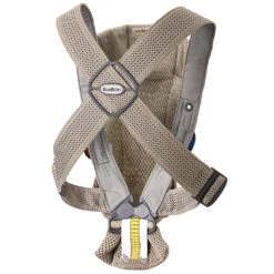 Babybjorn Mini Baby Carrier -Tiny Baby Essentials Store 021002 baby carrier mini grey beige 3d mesh product babybjorn back1