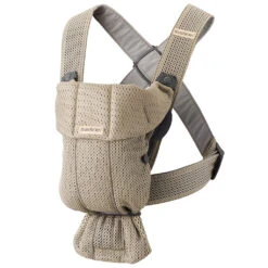 Babybjorn Mini Baby Carrier -Tiny Baby Essentials Store 021002 baby carrier mini grey beige 3d mesh product babybjorn down1