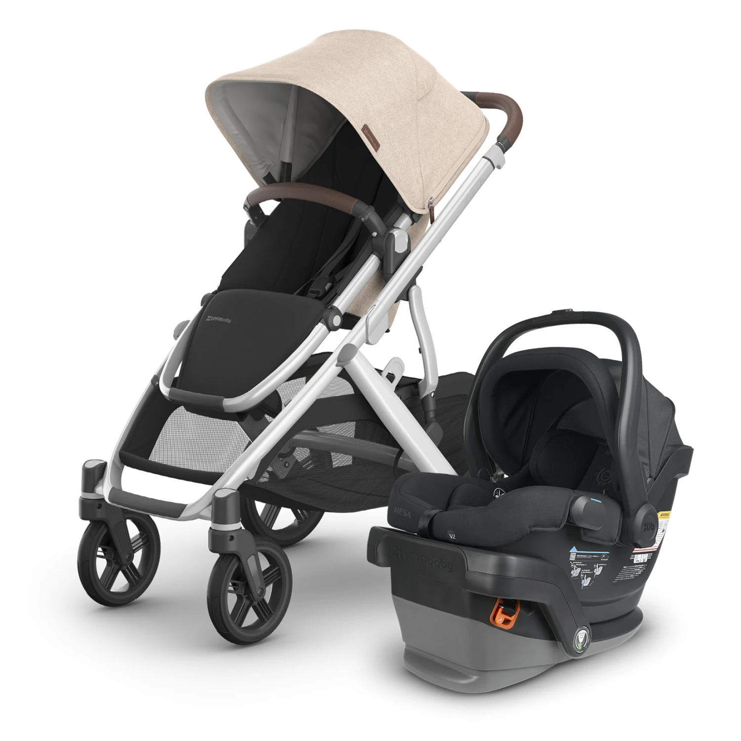 Uppababy Vista V3 Stroller + Mesa V2 Travel System 3 Uppababy Vista V3 Stroller + Mesa V2 Travel System - Image 3