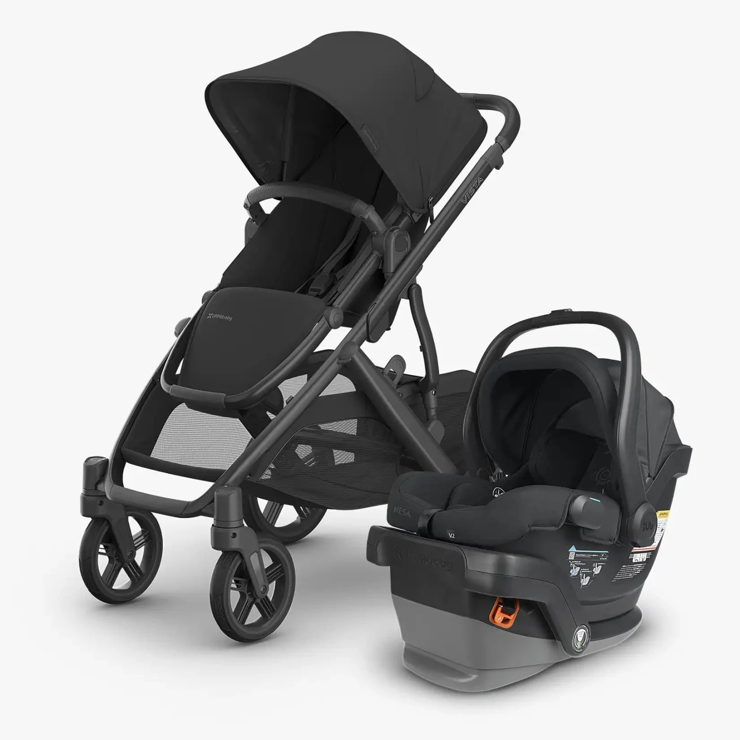 Uppababy Vista V3 Stroller + Mesa V2 Travel System 1 Uppababy Vista V3 Stroller + Mesa V2 Travel System
