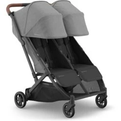 UPPAbaby Minu Duo Stroller -Tiny Baby Essentials Store 0801 MND GRY 3QRight Sunshade 2000x2000 c4f20ff f64dd316 ada6 4b12 b17b 25c5428ed2a0