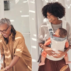 Babybjorn Harmony Baby Carrier -Tiny Baby Essentials Store 088088 baby carrier harmony cream 3d mesh lifestyle babybjorn 1