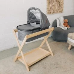UPPAbaby Bassinet Stand -Tiny Baby Essentials Store 0903 BAS on0901 BST NAT 305 2000x3000 7d301de