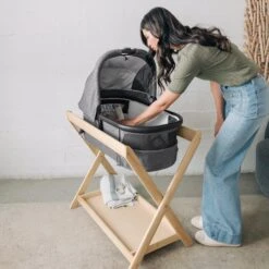 UPPAbaby Bassinet Stand -Tiny Baby Essentials Store 0903 BAS on0901 BST NAT 323 2000x3000 2a0160e