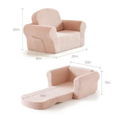 Afternoon Couch —— Pink Kids Chair 17 Afternoon Couch —— Pink Kids Chair -Tiny Baby Essentials Store 1 100