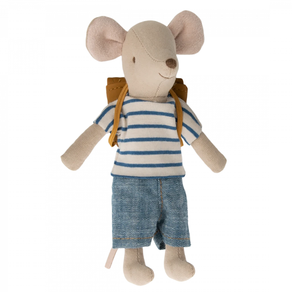Maileg Big Brother Mouse Clothes & Bag 2 Maileg Big Brother Mouse Clothes & Bag - Image 2