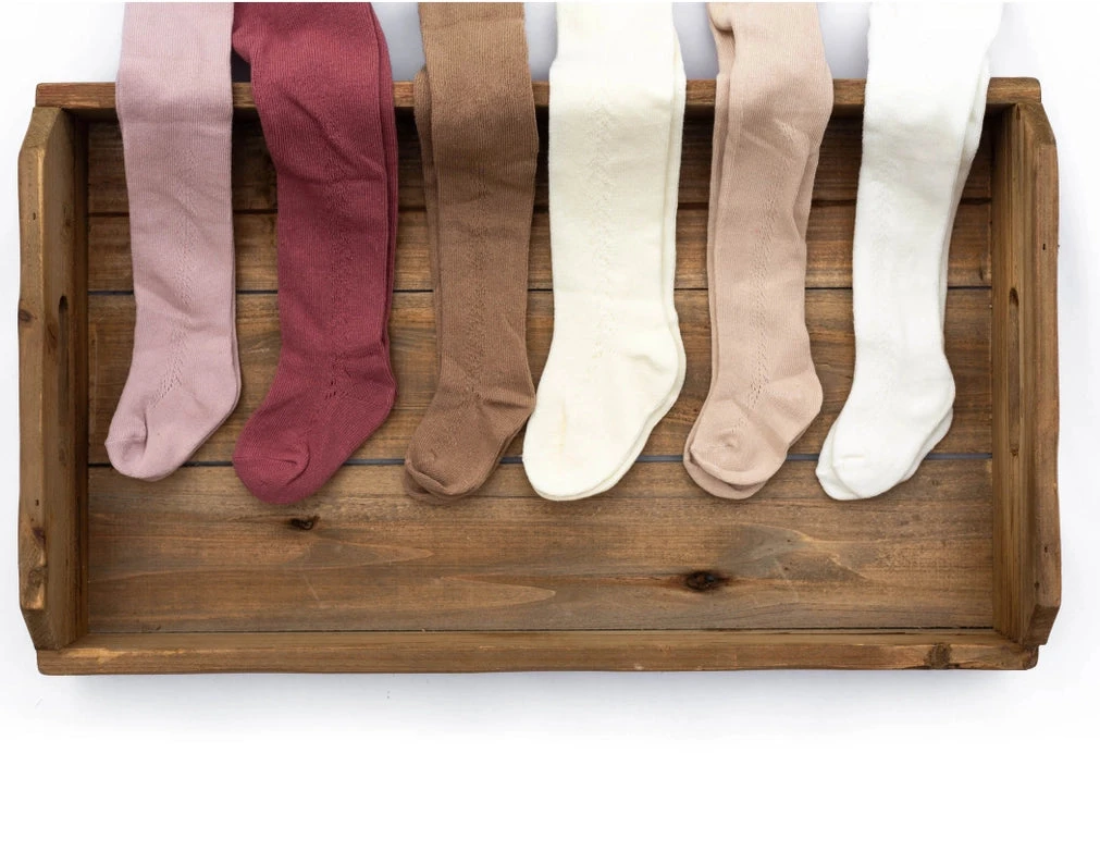 Cotton Knit Lace Stocking 2 Cotton Knit Lace Stocking - Image 2