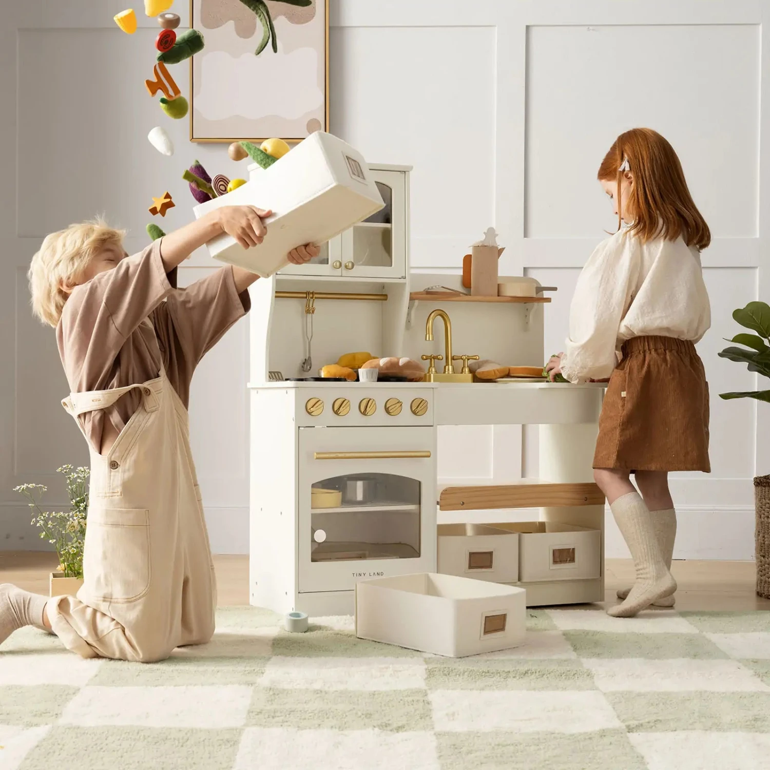 Serenity Play Kitchen - Cream 2 Serenity Play Kitchen - Cream - Image 2