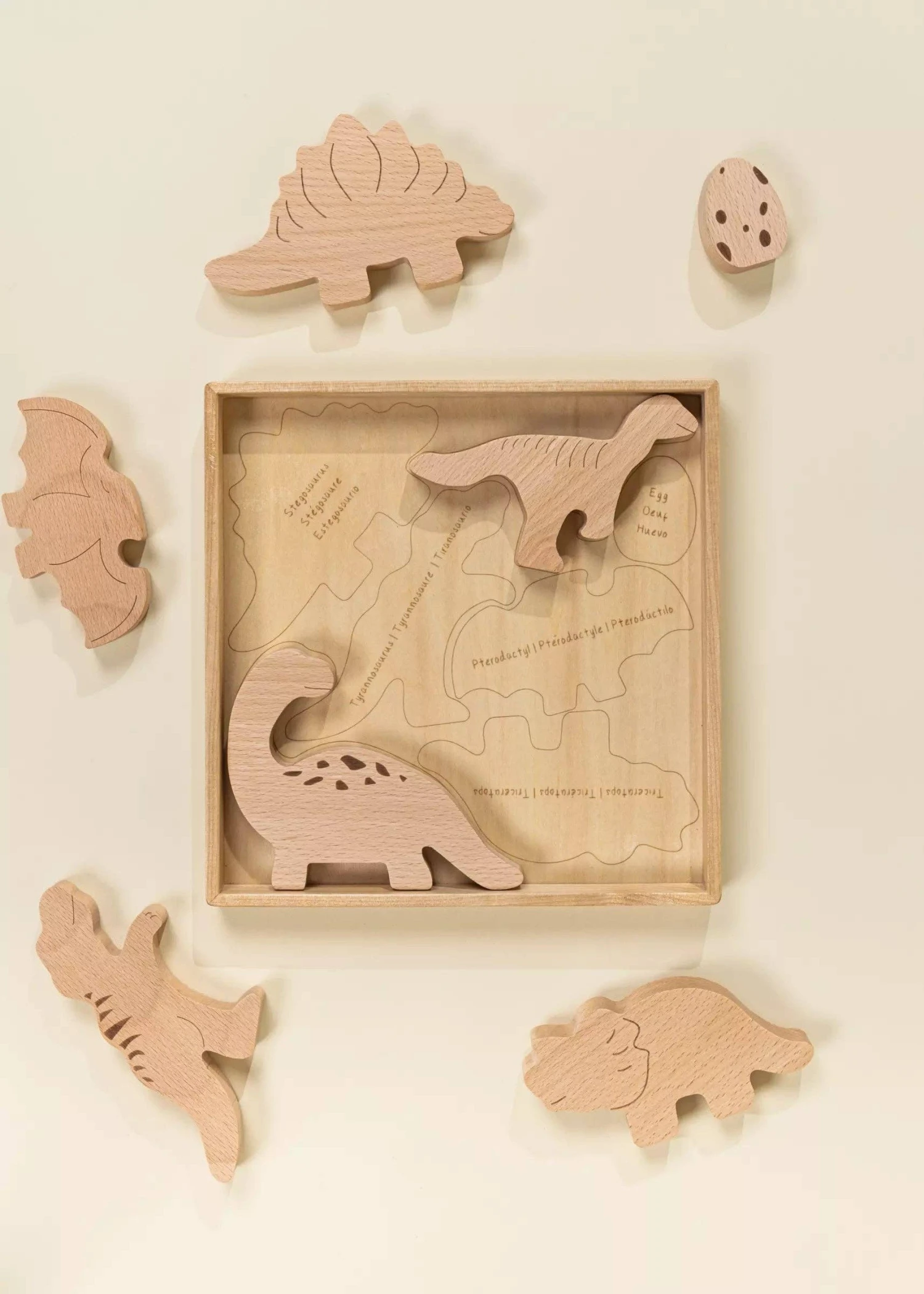 Wooden Balance Puzzle | Dino 4 Wooden Balance Puzzle | Dino - Image 4