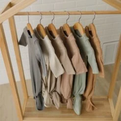 Organic Cotton Ribbed Knot Gown | Cafe 9 Organic Cotton Ribbed Knot Gown | Cafe -Tiny Baby Essentials Store 3U6A5638 websize 93b63330 06a1 45bb 86df ae2ab12d3f2d