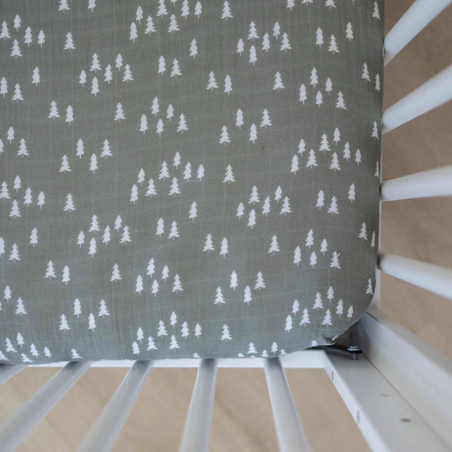 Muslin Crib Sheet | Pines 1 Muslin Crib Sheet | Pines