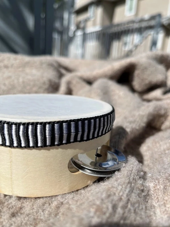 Baby Mini Wooden Tambourine 3 Baby Mini Wooden Tambourine - Image 3