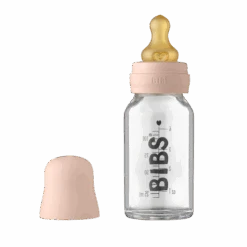 BIBS Glass Baby Bottle Set -Tiny Baby Essentials Store 5013244 5713795235865 BIBS BabyGlassBottle CompleteSet110ml Blush 1000x1000 900x ce500db2 2ee5 44e7 a14c d9dafbfcb46c