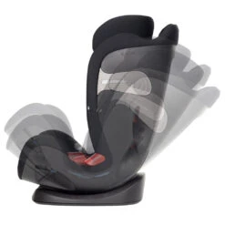CYBEX Outlet Eternis S Convertible Car Seat 24 CYBEX Outlet Eternis S Convertible Car Seat -Tiny Baby Essentials Store 518002873 7 Cybex EternisS Lavastoneblack RecliningBackrest 21285771 1dce 4030 b330 b4b84cc9f3c1