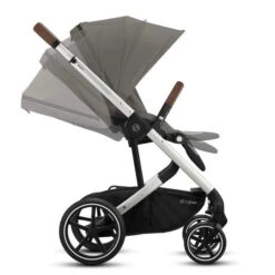 CYBEX Balios S Lux In Soho Grey -Tiny Baby Essentials Store 520004357 3 CYBEX BaliosSLux SLV SohoGrey AdjustableLegandBackrest d294d23d 2d40 43b7 b44e bb1884b74020