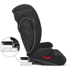 CYBEX Solution B2 Fix+ Lux Booster Car Seat -Tiny Baby Essentials Store 521001649 4 SolutionB Fix Lux VolcanoBlack RigidLATCH
