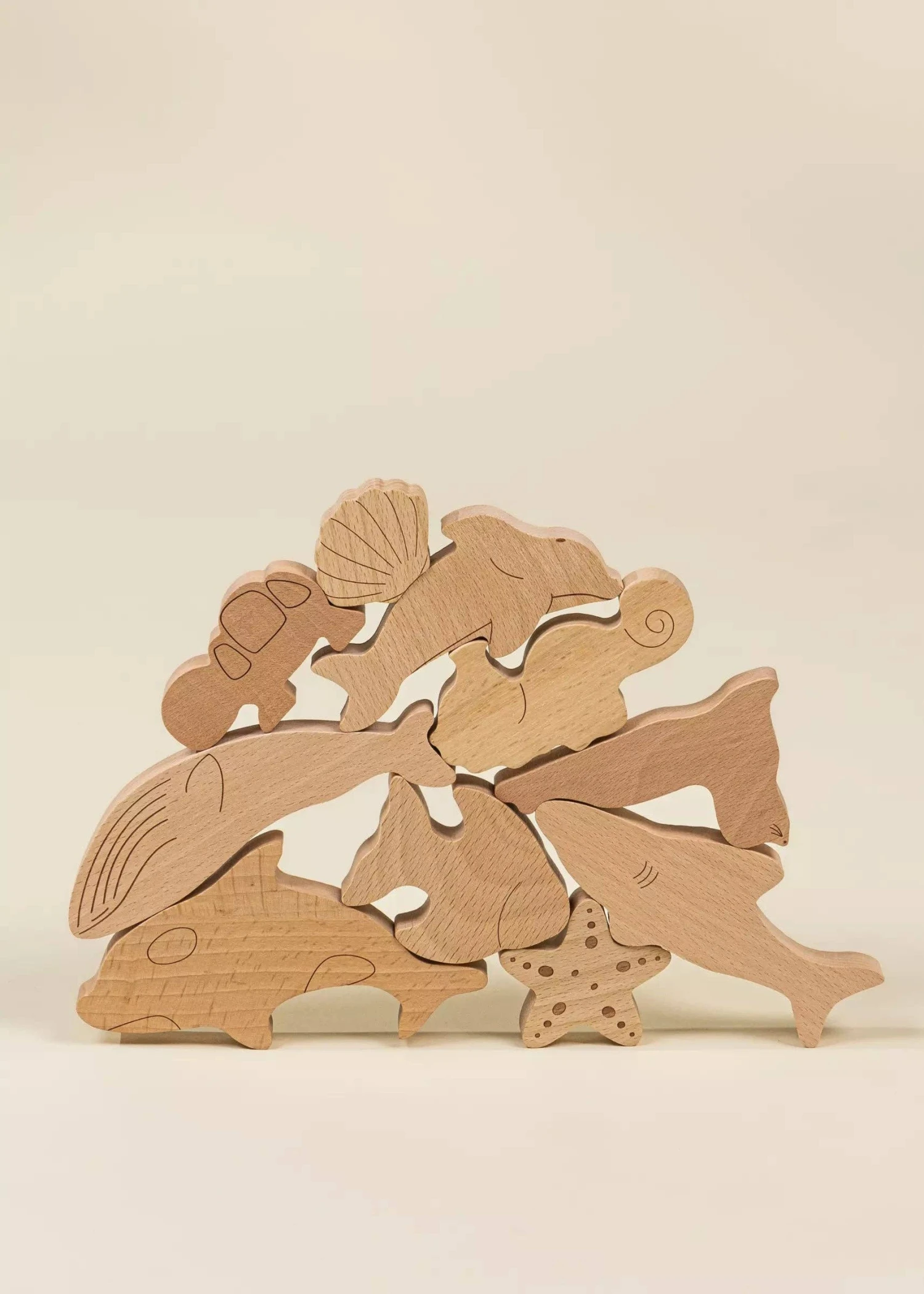 Wooden Balance Puzzle | Under The Sea 1 Wooden Balance Puzzle | Under The Sea