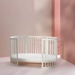Stokke Sleepi Bed V3 -Tiny Baby Essentials Store 591062Sleepi Bed White Closed 5046 image6