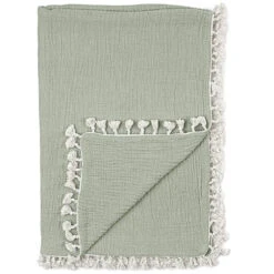 6 Layer Muslin Blanket -Tiny Baby Essentials Store 6 layer muslin blanket fern