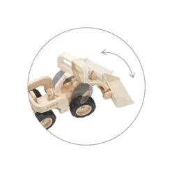 PlanToys Bulldozer 14 PlanToys Bulldozer -Tiny Baby Essentials Store 6123 Packshot 02