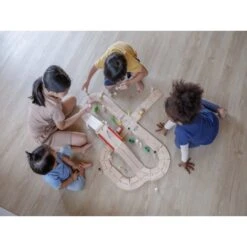 PlanToys Rubber Road & Rail Set - Medium -Tiny Baby Essentials Store 6209 Lifestyle 05