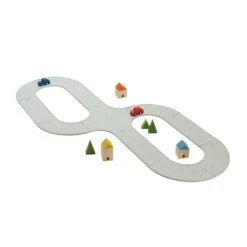 PlanToys Rubber Road & Rail Set - Medium -Tiny Baby Essentials Store 6209 Packshot 02