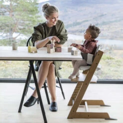 Stokke Tripp Trapp High Chair² Oak 11 Stokke Tripp Trapp High Chair² Oak -Tiny Baby Essentials Store 660600 OakNatural 2