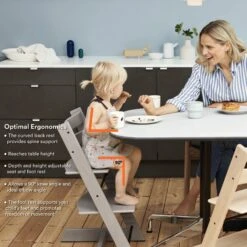Stokke Tripp Trapp High Chair² Oak 14 Stokke Tripp Trapp High Chair² Oak -Tiny Baby Essentials Store 660600 OakNatural 5