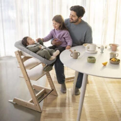 Stokke Tripp Trapp High Chair² With Newborn Set -Tiny Baby Essentials Store 661100 Natural 1
