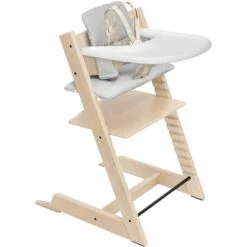 Tripp Trapp High Chair² With Cushion + Stokke Tray