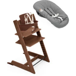 Stokke Tripp Trapp High Chair² With Newborn Set -Tiny Baby Essentials Store 686800 OakWarmBrown leadimage