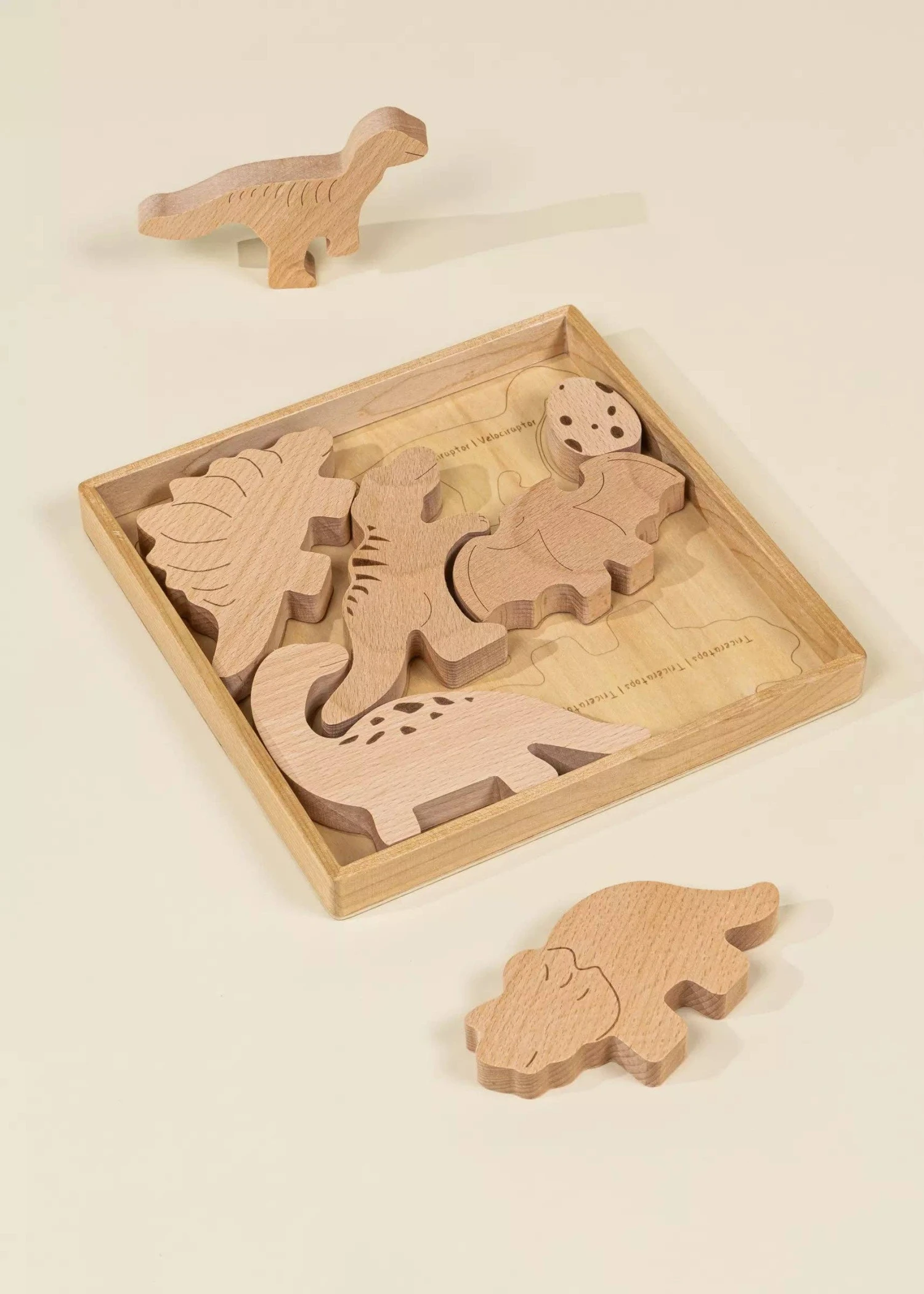 Wooden Balance Puzzle | Dino 2 Wooden Balance Puzzle | Dino - Image 2