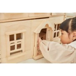 PlanToys Victorian Dollhouse -Tiny Baby Essentials Store 7124 Lifestyle 04