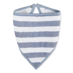 Aden + Anais Classic Bandana Bibs -Tiny Baby Essentials Store 7154 1 bib muslin bandana blue stripe
