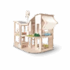 PlanToys Green Dollhouse With Furniture