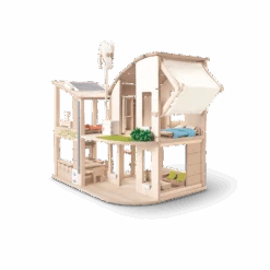 PlanToys Green Dollhouse With Furniture