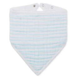 Aden + Anais Classic Bandana Bibs -Tiny Baby Essentials Store 7169 1 classic bandana bib thistle stripe