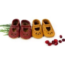 Baby Leather Rainey Janes Shoes | Rhubarb