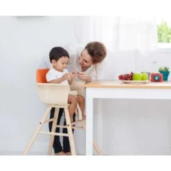 PlanToys High Chair - Orange 13 PlanToys High Chair - Orange -Tiny Baby Essentials Store 8705 Lifestyle 06
