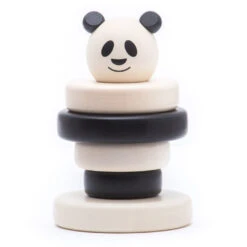Panda Pyramid Stacker -Tiny Baby Essentials Store BAJOpandapyramidstackeralt2