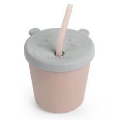 Haakaa Jolly Hippo Silicone Sippy Cup 1 Pk -Tiny Baby Essentials Store BHK151 2