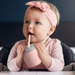 Haakaa Jolly Hippo Silicone Sippy Cup 1 Pk -Tiny Baby Essentials Store BHK151 8
