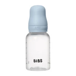 BIBS Baby Blue Baby Bottle | Silicone Nipple