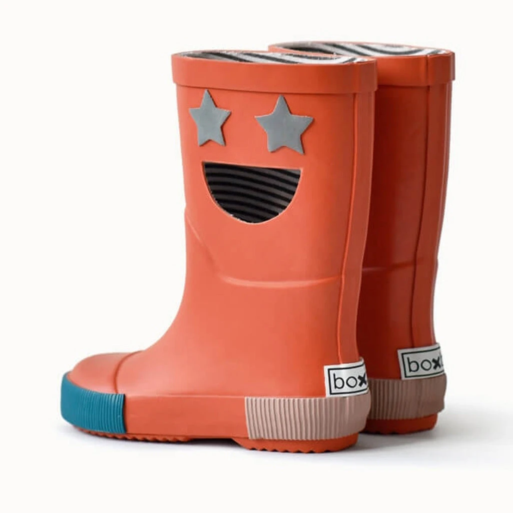Wistiti Star Rain Boots | Brick 2 Wistiti Star Rain Boots | Brick - Image 2