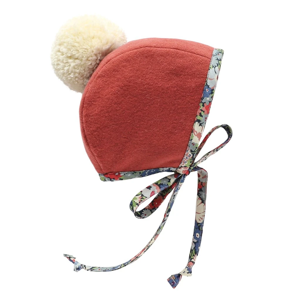 Pom Baby Bonnet 1 Pom Baby Bonnet