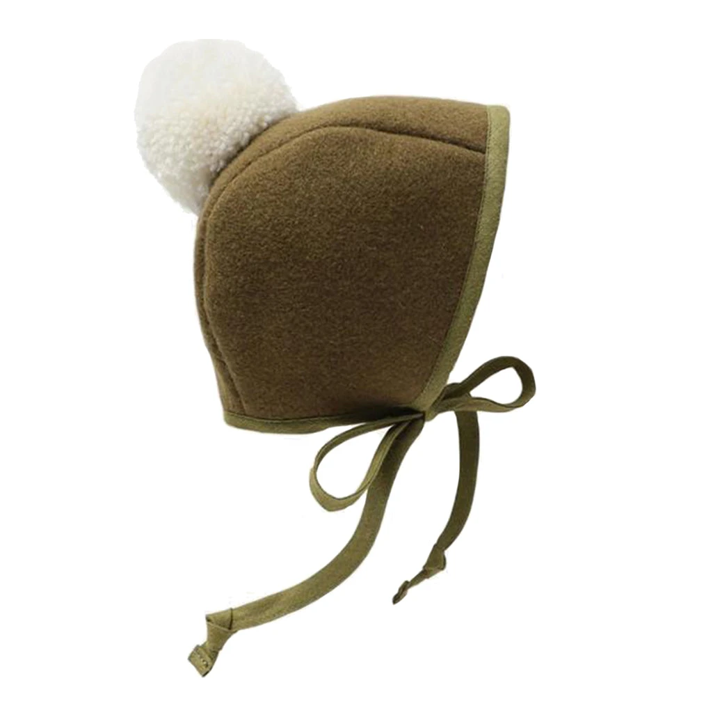 Pom Baby Bonnet 3 Pom Baby Bonnet - Image 3
