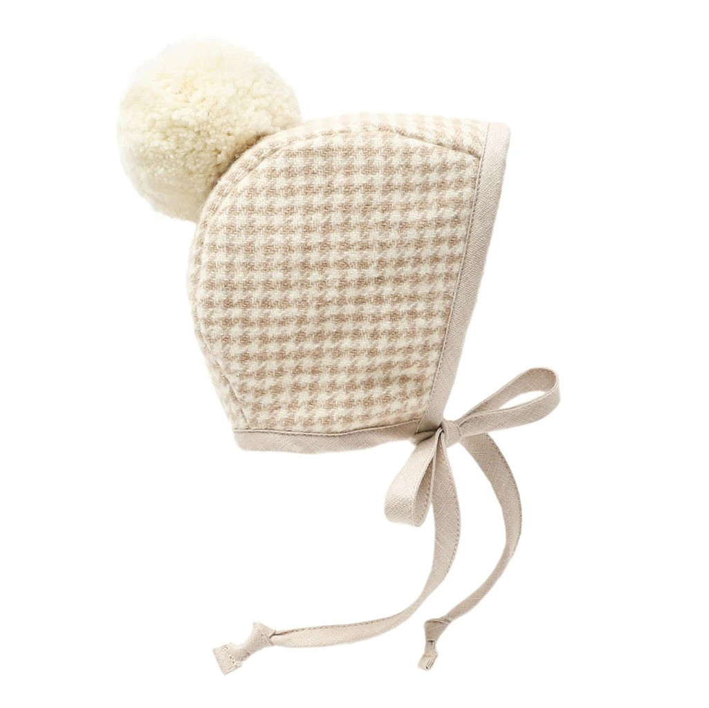 Pom Baby Bonnet 4 Pom Baby Bonnet - Image 4