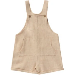 Billie Overalls | Heathered Sand