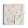 Mushie Organic Cotton Swaddle Blanket