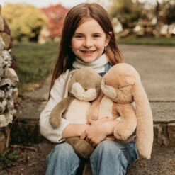 Sweet Floppy Nibble Bunny | Almond Joy -Tiny Baby Essentials Store Bunnies by the bay sweet floppy bunny stuffed toy